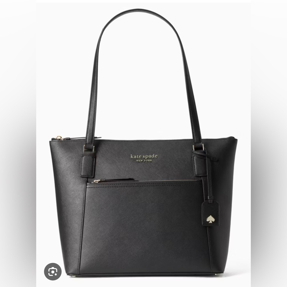 Kate Spade Cameron Pocket Black Tote Bag - Picture 2 of 6
